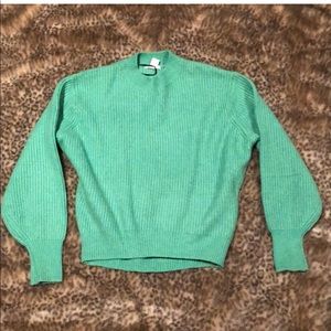 neon green sweat sweater